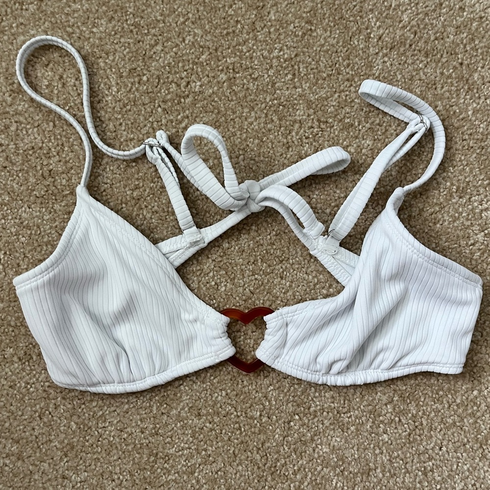 Target triangle bikini top